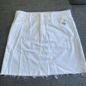 PAIGE White Denim Skirt Brand New with Tags